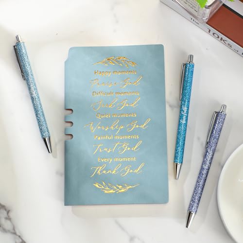 Spakon 5 Pcs Christian Gifts for Women Church Gifts - color: Blue, style: Happy Moment