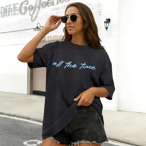 Christian Shirts for Women God is Good All The Time Graphic Shirt Faith Religious Tees Inspirational Bible Verse Top - color: Black, size: X-Large