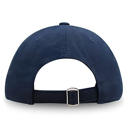 JPAK Heart and Cross Premium Dad Hat Embroidered Cotton Baseball Cap Christian Faith - color: Navy