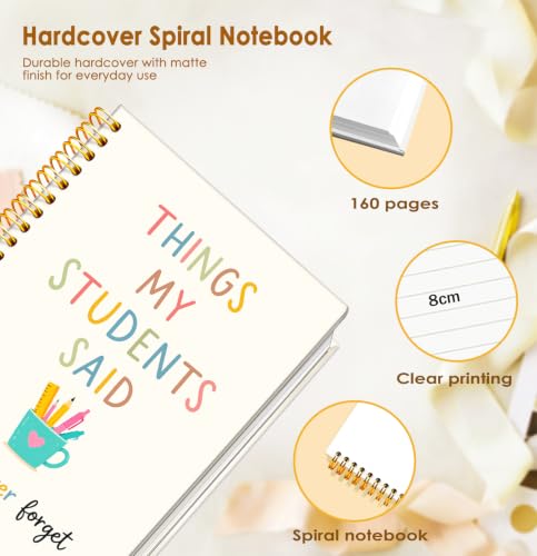 Teachers Gifts Spiral Notebooks, End of Year Teacher Gifts - color: 07-teacher