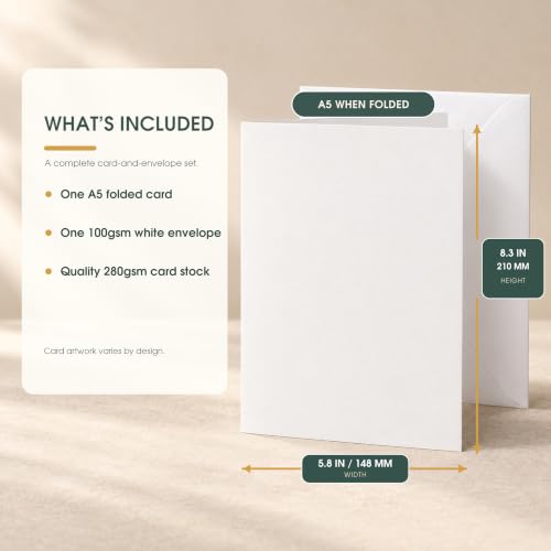 Sympathy Card With Printed Verse Premium A5 Size UK Made