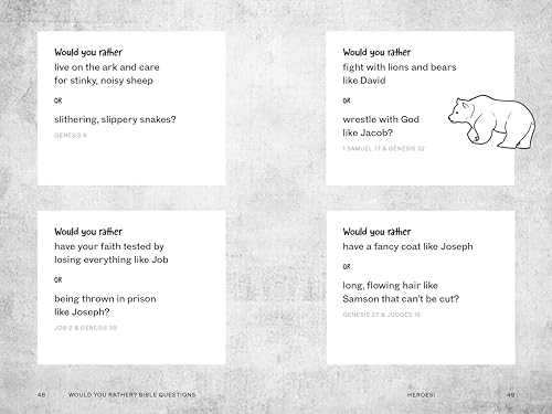 Would You Rather? Bible Questions: A Fun Bible Game for Kids and the Whole Family!
