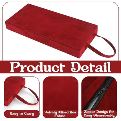 Colingmill Personal Prayer Kneeler Pad 18 3/4 Inch Christian Kneeler Pillow - color: Burgundy