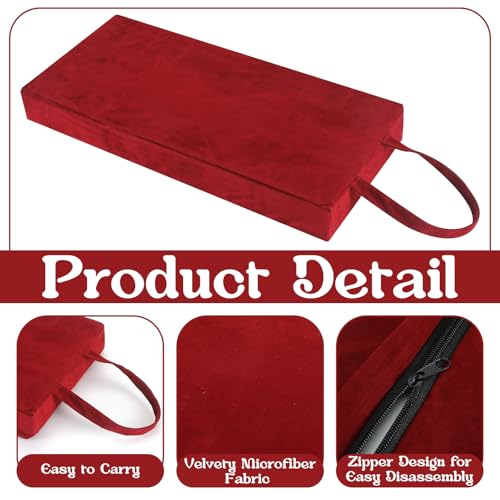 Colingmill Personal Prayer Kneeler Pad 18 3/4 Inch Christian Kneeler Pillow - color: Burgundy