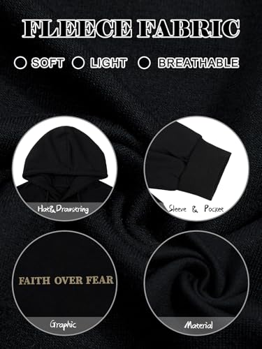 Christian Hoodies for Men Religious Faith Jesus Hoodie - color: Black04, size: Small