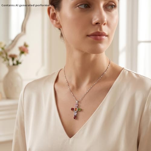 Colorful Crystal Rainbow Symbol Pendant Alloy Clavicle Necklace - color: Silver 2