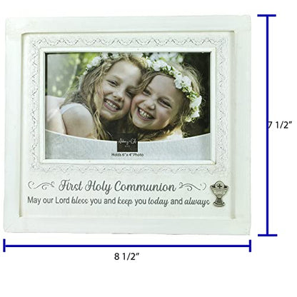 Cathedral Art Abbey & CA Gift 1st Communion Frame W/Lace & Easel & Hanger