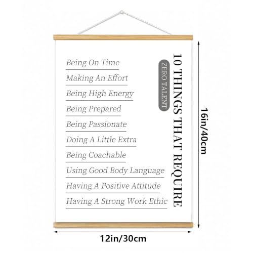 My Coping Tools A to Z Kids Poster with Wooden Hanger (10 Things-white, 16" L x 12" W, Framed) - color: 10 Things-white, size: 16"L x 12"W