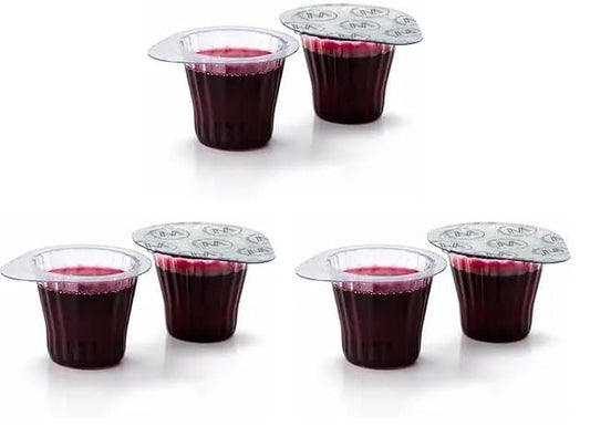 Pre-Filled Communion Cups with No Wafer Only Juice with 100% Concord Grape Juice - Box of 100 (Pack of 3) - size: 16.9 Fl Oz (Pack of 3)