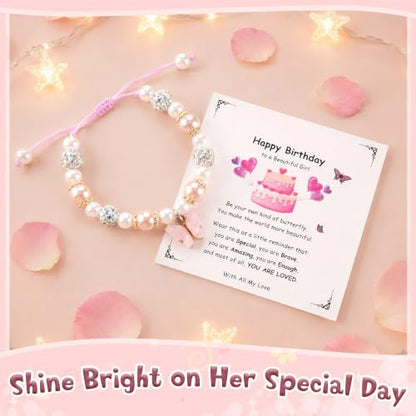 Sereney Birthday Gifts for Girls, 1-16 Year Old Girl Birthday Bracelet Gift - style: Happy Bday