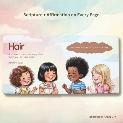 God Loves Me: A Christian Board Book of Scripture & Faith-Filled Affirmations for Little Hearts (Ages 0–4)