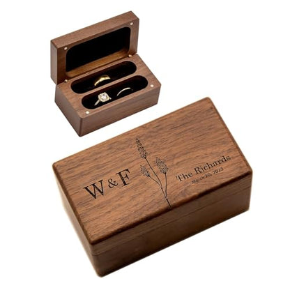 MUUJEE Quad Ring Box (Custom Names) - color: Custom Names