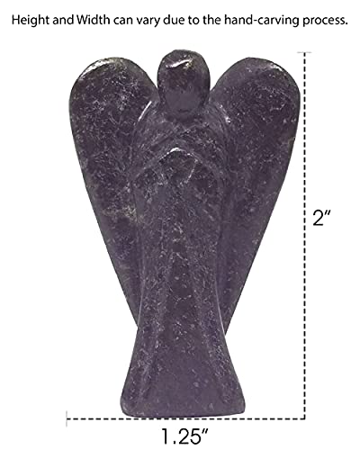 Nelson Creations 2 Inch Garnet Guardian Angel Figurine - color: Garnet