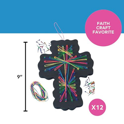 Fun Express String Art Craft Kit Faith for Girls Ages 8-12