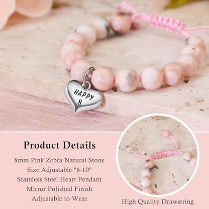 Sereney Birthday Gifts for Girls, 1-16 Year Old Girl Birthday Bracelet Gift - style: 8th Bday