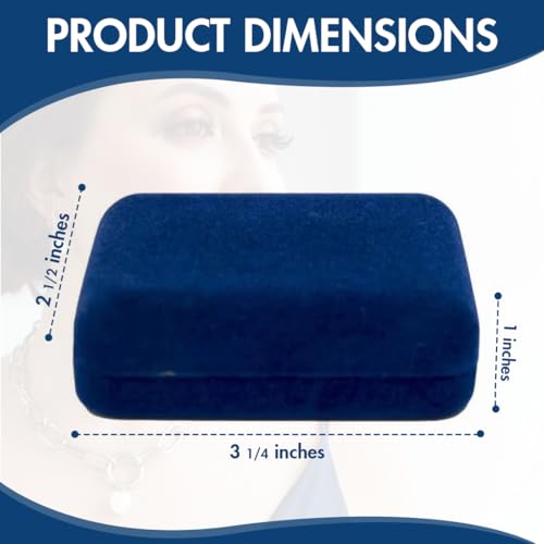 Novel Box Blue Communion Keepsake Rosary Box 3.25x2.5x1 Inches - color: Blue