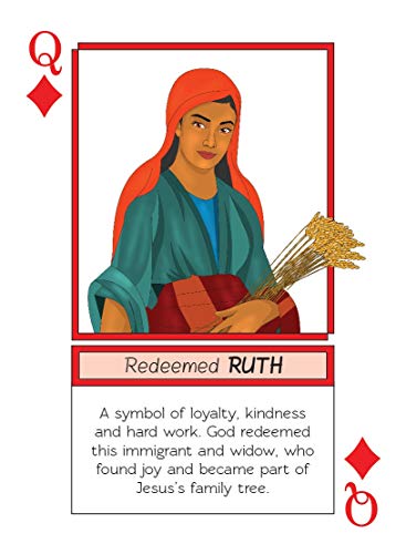 Kulture Games Playing Cards: Bible Legends - Diverse Bible Characters, Stories & Encouraging Bible Verses - Trivia Card Game - Christian Cards for Family Game Night - Christian Gifts - style: Bible Legends