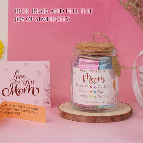 Bible Verse Jar for Mom - color: Mom Bible Verse Jar
