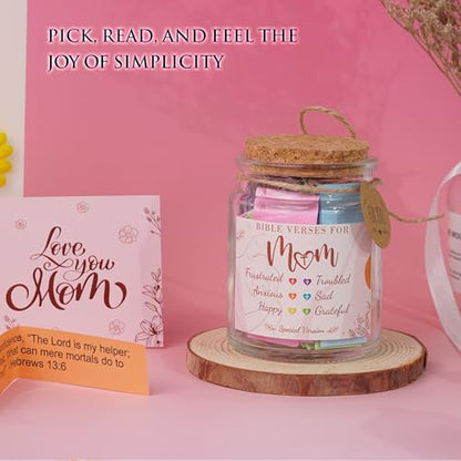 Bible Verse Jar for Mom - color: Mom Bible Verse Jar