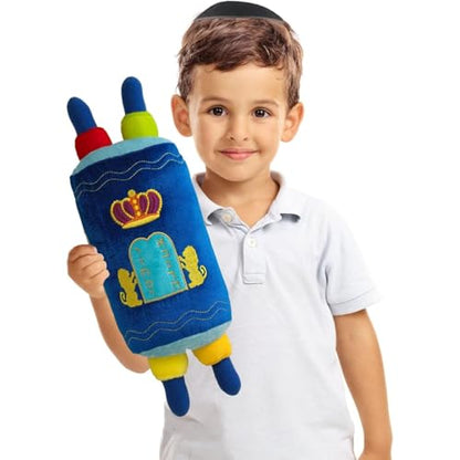 Rite Lite My Soft Torah Plush Toy Shabbat Gifts Educational Judaica Shabbos Hebrew Simchat Jewish Gifts Fun & Educational Party Favors | Ideal for Play, Learning, & Celebrating Jewish Traditions 16"H - size: Large
