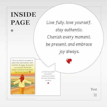 Encouragement Cards for Women with Envelopes, Get Well Cards for Friends - color: DXI#056