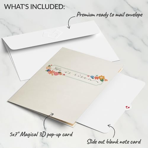 Lovepop Resurrection of Jesus Pop-Up Easter Card with Notecard & Envelope - color: Resurrection of Jesus