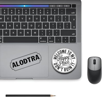 (3PCS) Welcome to My Happy Place Don't Ruin It Sticker Pack Durable Waterproof Vinyl Stickers for Laptop Water Bottle Car Bumper Phone Case - color: Welcome to My Happy Place Hay Don't Ruin It
