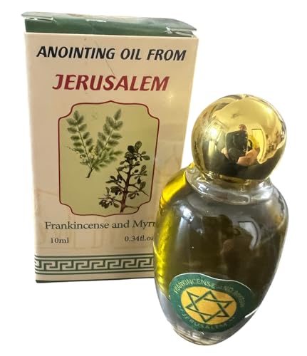 Biblical Frankincense and Myrrh Anointing Oil from the Jerusalem Holy Land