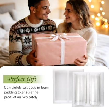 Glass Cylinder Vase,10 Pack Glass Vases,Hurricane Floating Candle - size: Smooth Set-10PCS