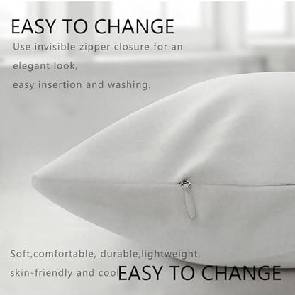 Christian Amazing Grace Hymn Pillow Cover 18x18 - color: White-flower