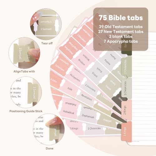 Bible Study Supplies Journaling Kit with Ballpoint Pens Bible Tabs