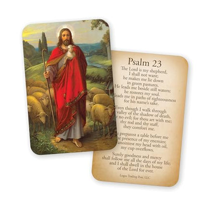 Logos Trading Post Psalm 23 Wallet Scripture Cards, Pack of 24 - color: Catholic