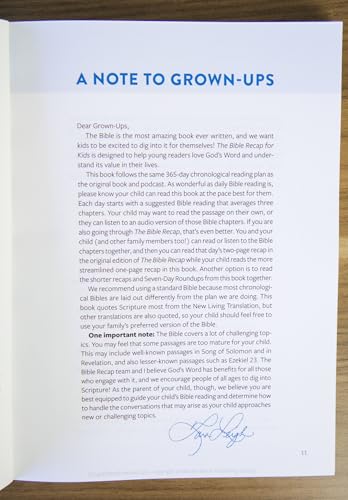The Bible Recap for Kids: A 365-Day Guide through the Bible for Young Readers (A 365-Day Guide Through Scripture for Children ―Perfect for Sunday School, Homeschool, & Curriculum for Ages 8-12)