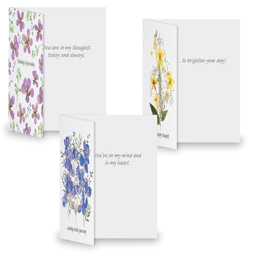 Current Thinking of You Cards - style: Pressed Flowers