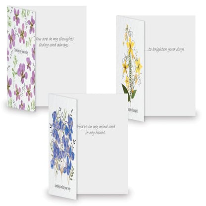Current Thinking of You Cards - style: Pressed Flowers