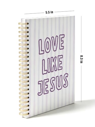 Christian Jesus Notebook Journal,Christian Gifts for Women(Purple) - color: LOVE LIKE JESUS-purple