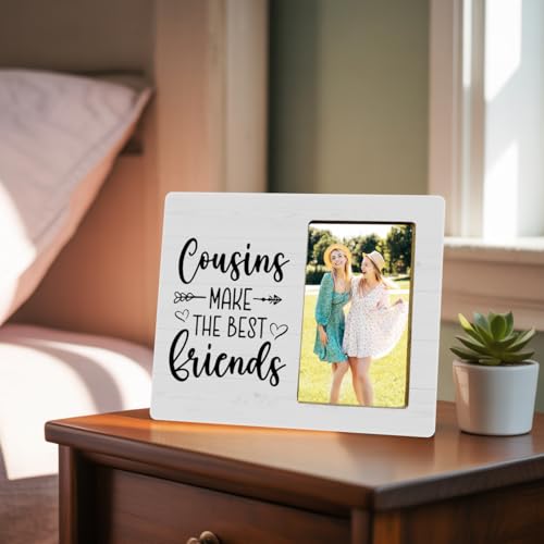 Cousin Gifts Picture Frame, Cousins Make the Best Friends Gifts Picture Frame - color: Cousin