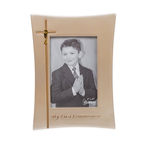 Roman Giftware Inc., Sacraments, First Communion, 9.25" H Communion Frame 4x6,Religious, Inspirational, Durable (6x1x9)