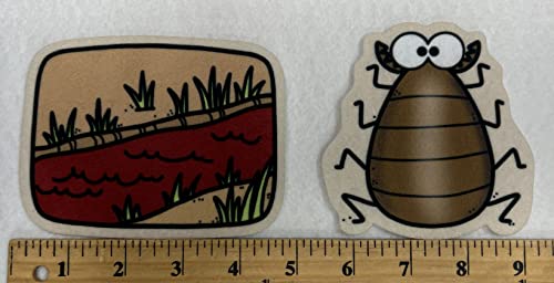 Story Time Felts 10 Plagues Felt Figures for Bible Flannel Felt Board Stories Old Testament