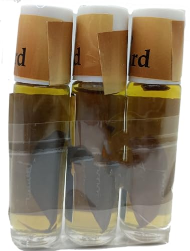 Zuluf Nard Anointing Oil Set of 3 – Holy Land Blessing Oil from Jerusalem Israel, Biblical Prayer & Worship Oil Christian Church Gift for Pastors, Priests, Rabbi & Clergymen