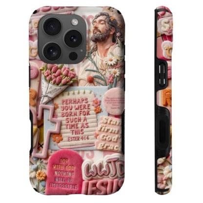 Compatible with iPhone 16 Pro Max Case,Wireless Charging Compatible,Patented 2‑in‑1 Dual‑Layer Protection, Hot Transfer Print Hard Shell Cover - Bible Verse Aesthetics - color: Bible verse aesthetics, size: iPhone 16 Pro Max
