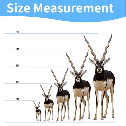 Antelope 1FT Life Size Cardboard Cutout, 1 PC - color: Antelope, size: 1FT
