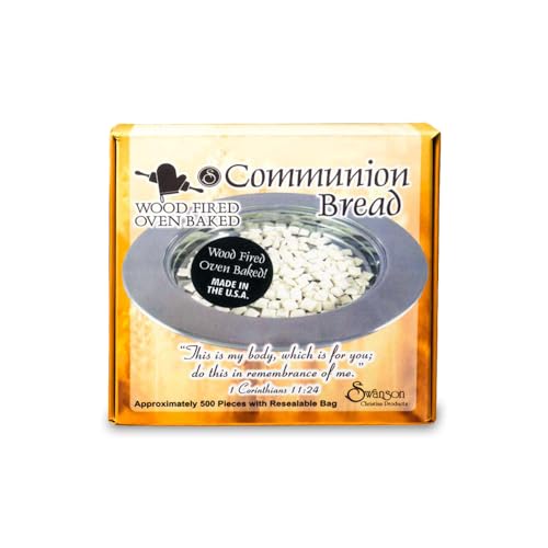 Baked Bread Square Communion Bread Approximately 500pack Swanson Christian Products Unleavened Bread