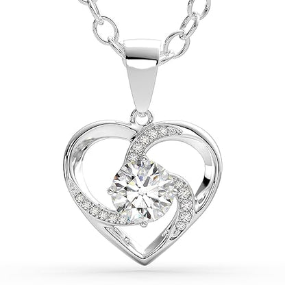SERASAR Premium Necklace Women| 316L Stainless-Steel | 18 Carat - color: Silver, style: Emotion