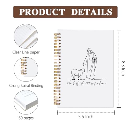 Christian Gifts for Women,Jesus and Lamb Christian Notebook Journal - color: Jesus and Lamb