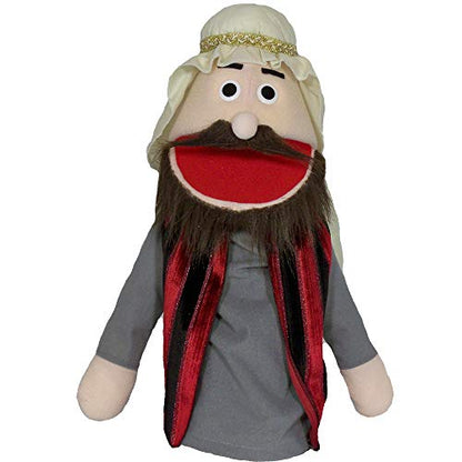 18" Bible Rich Man Puppet, Brown Hair