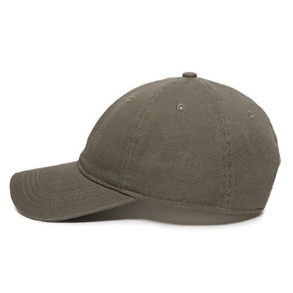 Praying Hands with Cross Baseball Cap Embroidered Cotton Adjustable Dad Hat - color: Olive