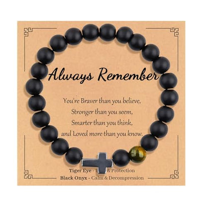 First Day of School Bracelets, Back to School Bracelets Mommy and Me - color: 1PCS Brown