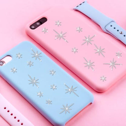 Epakh 84 Pcs Silver Bethlehem Star Sticker Glitter Bling Rhinestone Sticker - color: Silver, size: Bethlehem Star
