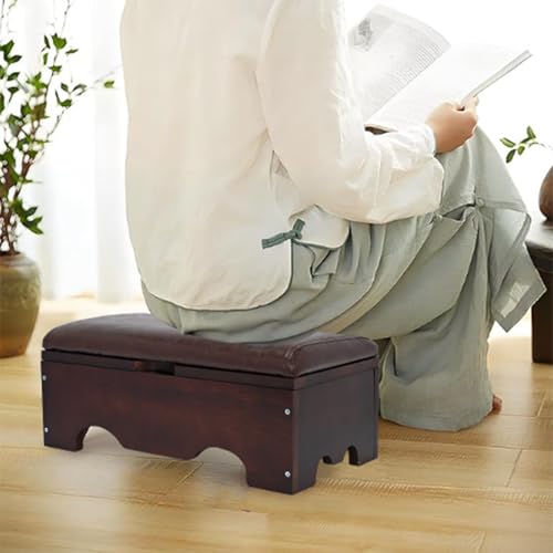 Kneelers for Praying, Wooden Prayer Kneeler Bench with Storage
